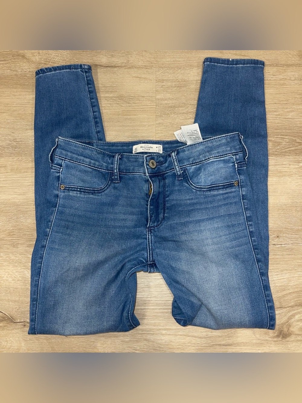 Abercrombie & Fitch Skinny Jeans Size 4S W27 L27 Medium Wash